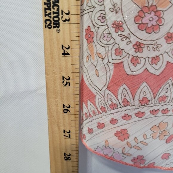 Vtg Y2k Babydoll Top Whimsical Boho Fairy Pink Glitter Coquette Feminine Dainty - Picture 6 of 15